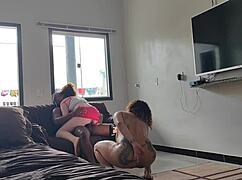 Lorrany Exotica Fucks Marcio Baiano And Eliane Furacao In Intense Orgy With Creampie