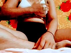 local sexy college girl masturbates her hairy pussy in doggystyle close up