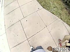 Babe Courtney Loxx narrates her wild journey. Sucking a huge rod for quick cash.