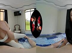 Latin Super Model In VR EXPERIENCE With Experienced POV.
