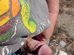 guy rubbing it on the farm feels so good