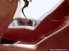 Josephine licks Christa's mature pussy passionately