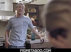 Fucking the Babysitter in a Wild Teen Encounter After Hours