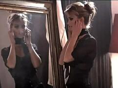 Celebrities dance and undress in striptease with ripped clothes