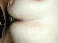 Shemale transsexual fucks client in intense hardcore action with big cock and monster cock details.