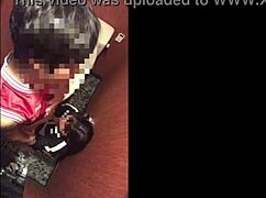 hot asian babe tied up, getting her big tits licked and pussy fucked in hardcore fetish!