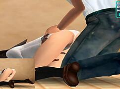 in this hentai episode, the anime girl explores passionate sex