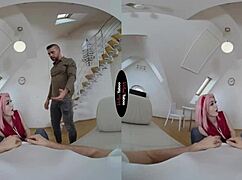 Virtual taboo double blowjob in cosplay 😈