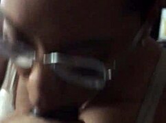 sloppy blowjob on a random big black cock with deepthroat action