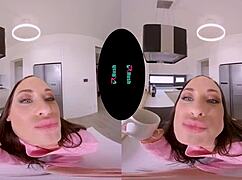 Vrhush Vinna Reed experiences tight pounding in VR doggystyle