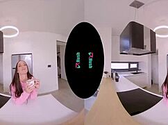 Vrhush Vinna Reed experiences tight pounding in VR doggystyle