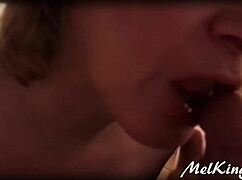 melkingpoint golden blowjob experience in homemade setting