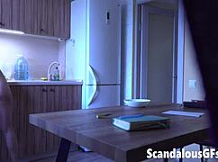 my ex girlfriend in the kitchen