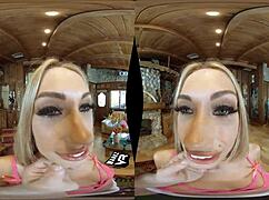 sky pierce gives horny blowjob in love shack