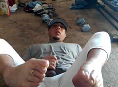 Lonely gay boy feels deep pleasure masturbating alone