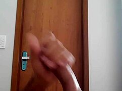 i stroke my cock alone, feeling the pleasure build up