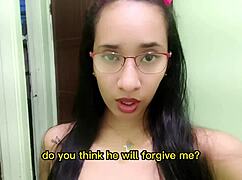 Latina Girlfriend Sucks Cock For Forgiveness