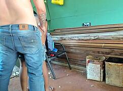 padrastro me comeu no quintal com meu big ass