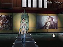 Fallout 4 Brunette in Sexy Multicolored Fashion!