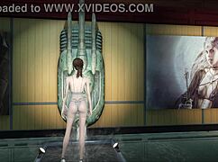 Fallout 4 Brunette in Sexy Multicolored Fashion!