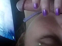 Girlfriend sucking cock deep? Face fuck for cum on her face!