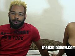 Amateur BBW Couple Rips Clothes for Big Black Cock Titty Fuck.