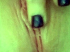 Blonde stripper Lexi Grant plays with her pussy while ripping clothes.