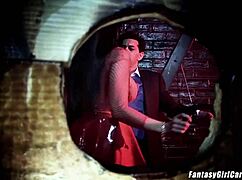 Carmella Bing's face covered in cum after garage punishment 😈