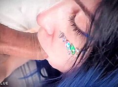 Animecon After Party With A Blue Haired Girl