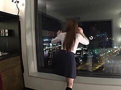 Japanese Teen Genius Rides Hard in Raw Cowgirl Action