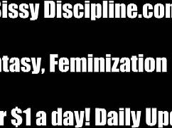 Let me apply your sissy makeup for you