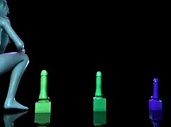 Testing new dildos, a petite beauty explores her wild side with sexy 3D toys.