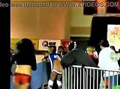 Did you see Tiana Ringer get pantsed in wrestling, exposing her big ass?