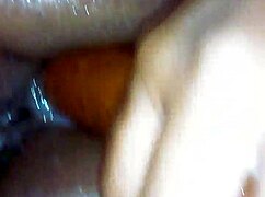 Anal ass play with dildo