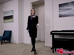 i watch sister allie nicole give pov blowjobs and fucking