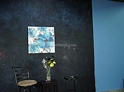 Behind the scenes fetish model promo