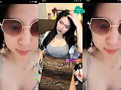 Cute Girl Performs On Bigo Live