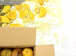 I’m so turned on by this wild food crush fetish!