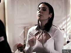 my boyfriend fucking two girlfriends in an anal threesome, with blowjobs and assfucking