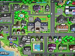 In Summertime Saga, the best gloryhole scene features a babe receiving a creampie.