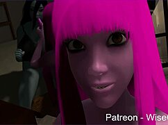 hey, marceline and bubblegum playing with dildos in pov