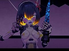 belky the robot gives quick joi instructions in 3d anime