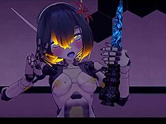 belky the robot gives quick joi instructions in 3d anime