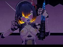 belky the robot gives quick joi instructions in 3d anime