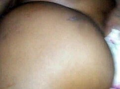 feeling the sloppy ebony pussy squirt on my big ass