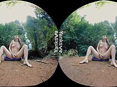 Endza and Sierra Cirque explore their desires at the waterfall.