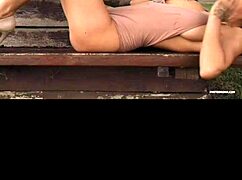 Faith rips clothes in wild striptease!