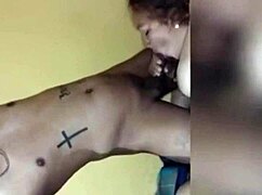 Enjoying the Service from a Colombian Prostitute