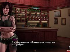 Treasure of Nadia: Cock to Mouth Then Ass Creampie Scene