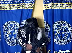 So, this indian girl gets fucked by a black guy in the making off